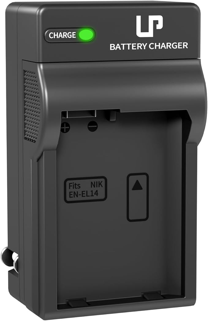 LP EN-EL14 EN EL14a Battery Charger, Charger Compatible with Nikon D3500, D5600, D3300, D5100, D5500, D3100, D3200, D5200, D5300, D3400, DF, Coolpix P7000, P7100, P7700, P7800 Cameras and More