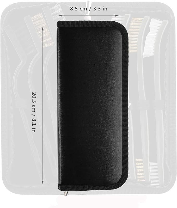 Cleaning Brushes Picks Kit Set Cleaning Pick Set Cleaning Brush Tools Multi-Functional Cleaning Kit Brass Nylon Stainless Steel Bristle Brushes Pick Set