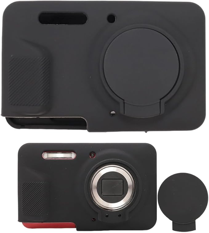 AEXUTDA Case Compatible for FZ55 Camera, Lightweight FZ55 Body Skin, Soft Silicone Scratch Resistant Ultra-Thin Protective case FZ55,Black