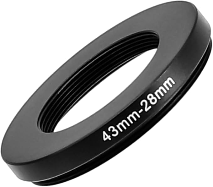 43-28/37/39/40.5/43/46/49/52/55/58/62/67/72/77/82mm Step Up & Step Down Rings Adapter for Lens and Filter 43-28 Filter Adapter Ring 43mm Lens to 28mm Filters