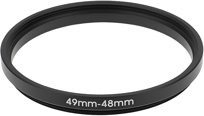 49mm to 48mm Step-Down Ring Aluminium Alloy for Most Cameras