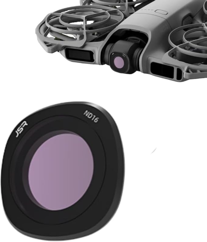 Lens Filter Compatible with DJI NEO 2 - Multi-Coated Optical Glass, Waterproof & Scratch-Resistant, Various Effects for Creative Shooting (ND16)