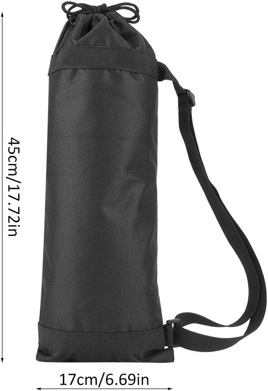 Pomya Camera Tripod Carrying Case, Portable Photography Tripod Carry Bag, Black, Oxford Padded Strap (45CM)