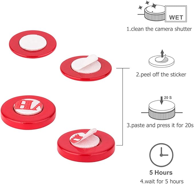 2X Camera Shutter Button Cap for A7 V A7V A7M5 A7CR A7CII ZV-E10 II ZV-E10 ZV-1 A7C A6700 A6600 A6500 A6400 A6300 A6100 A7SIII A7RII A7SII A7II A7 A7S A7R RX100VII VI V IV III EOS M10 M5 M6 Mark II