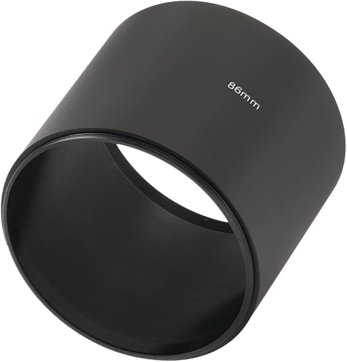 FocusFoto 86mm Long Metal Telephoto Tele Lens Hood Shade