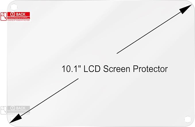5PCS 10.1″ LCD Screen Protector Film - Scratch-Resistant High Light Transmittance Protective Films for Phrozen Sonic Mighty 12K/Mighty Revo