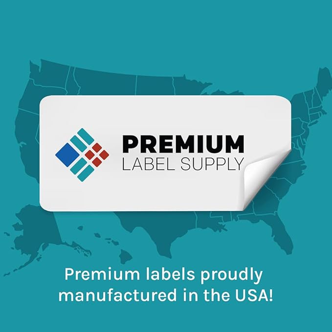 Premium Label Supply White Sticker Address Labels – 2" x 4" – Laser/Inkjet Compatible – (10 per Sheet), 1000 Sheets – 10,000 Total Adhesive Labels
