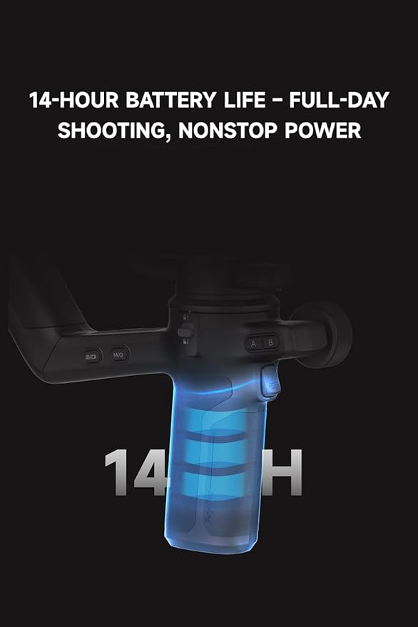 FeiyuTech SCORP 3 Gimbal Stabilizer for Camera, Built-in AI Tracking Sensor & Detachable Remote Control, 3.5KG Payload Camera Stabilizer with Touch Screen, Vertical Shooting