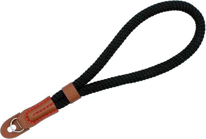 Camera Wrist Strap,Hand Strap lanyard for DSLR SLR Mirrorless Camera Rope Adjustable Safety Strap(Black)
