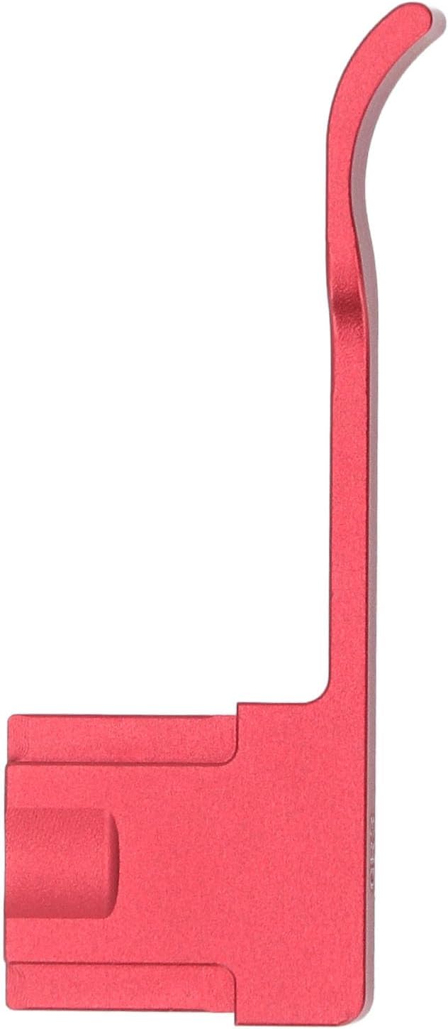 Bewinner Metal Hot Shoe Thumb Up Grip for GR III GR IIIX, Ergonomic Aluminum Alloy Hand Grip Camera Accessory (Red)