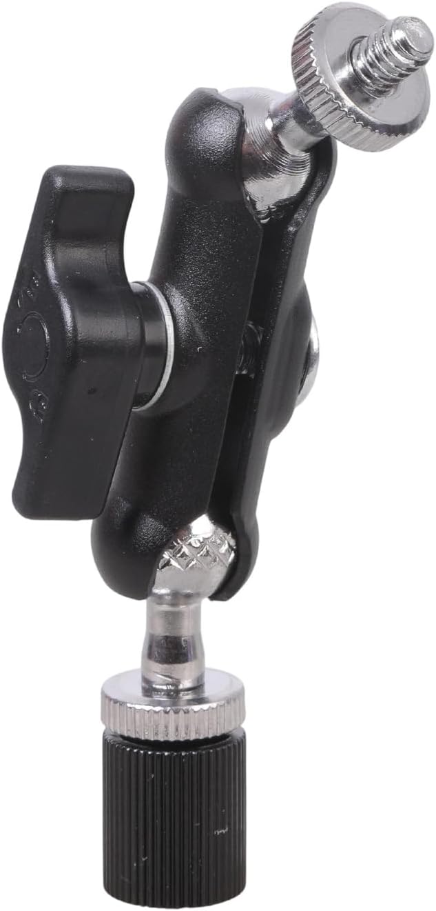 Heavy-Duty 1/4Inch Thread Adapter with Anti-Slip Grip for Camera Tripods & Lighting Gear Adjustable Angle Camera Tripod Extension