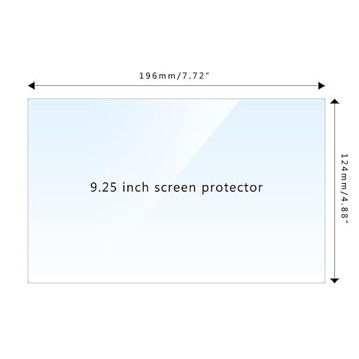 5PCS Screen Protector 9.25 inch For LCD Resin 3D Printers, Protective Film Original LCD Screen Protective Film for Anycubic Photon Mono X 6K, M3 Plus 9.25 inch Mono Resin 3D Printers