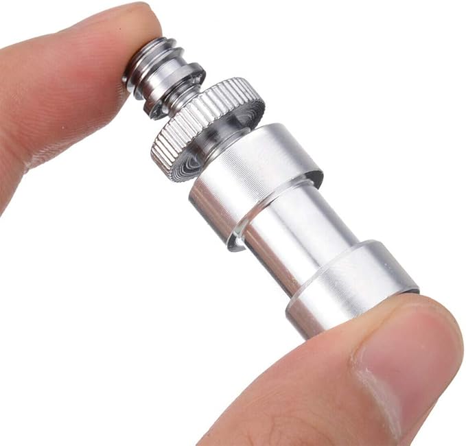 Acxico 3Set Camera Cam 1/4" 3/8" Tripod Screw Adapter Converter to Light Stand Holder Mount