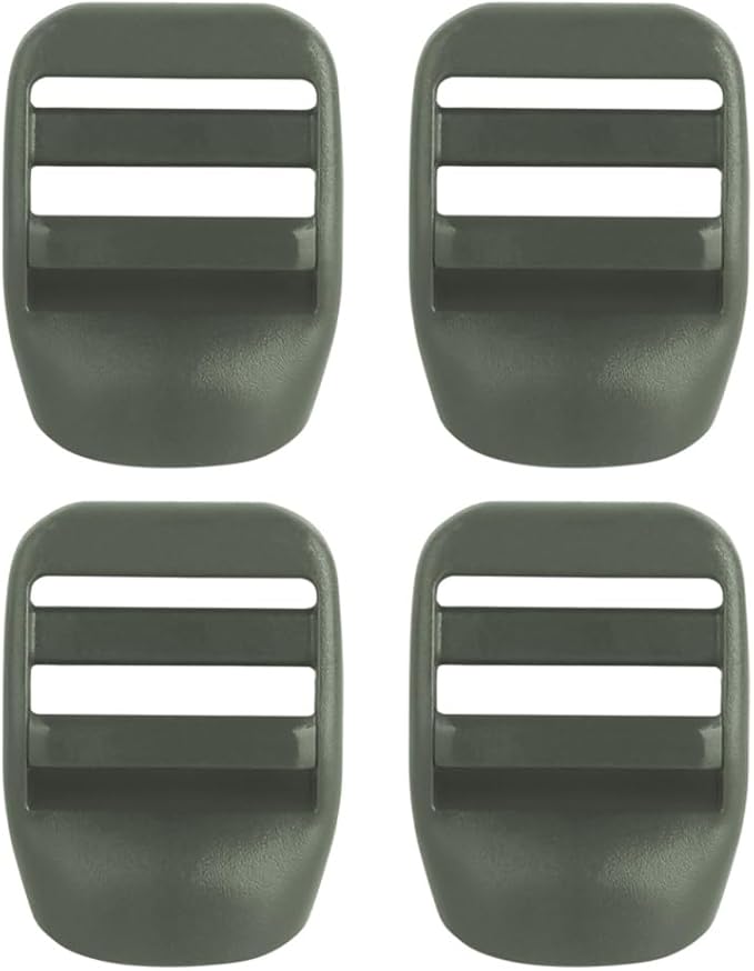1 Inch Ladder Lock Buckles, Set of 8, Tactical Belts and Webbing Straps Replacement