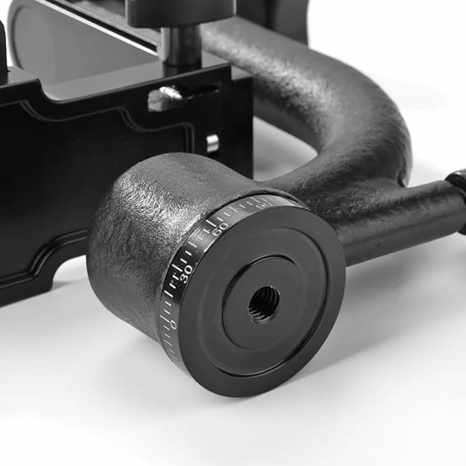 Aluminum Alloy Gimbal Tripod Head with 1/4" Quick Release Plate - 360° Rotating Ball Head, Smooth Pan & Tilt for DSLR, Live Streaming, Bird Watching, Outdoor Shooting Stabilizer, Camera Stabilizer