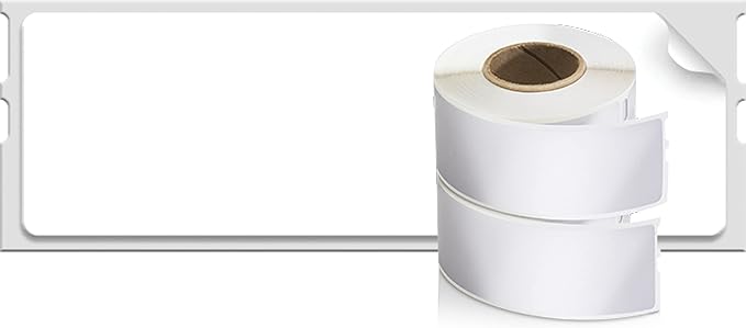 DYMO Authentic LW Mailing Address Labels for LabelWriter Label Printers, White, 1-1/8'' x 3-1/2'', 2 Rolls of 260 (30572)