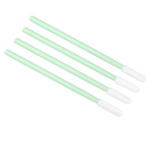 100 pcs 2.75" Small Head Foam Tip Cleaning Swab Lint Free Foam Tipped Swab Sticks for Camera Optical Lens and Electronics Detailing and Hard-to-Reach Area CK-FS742(100)