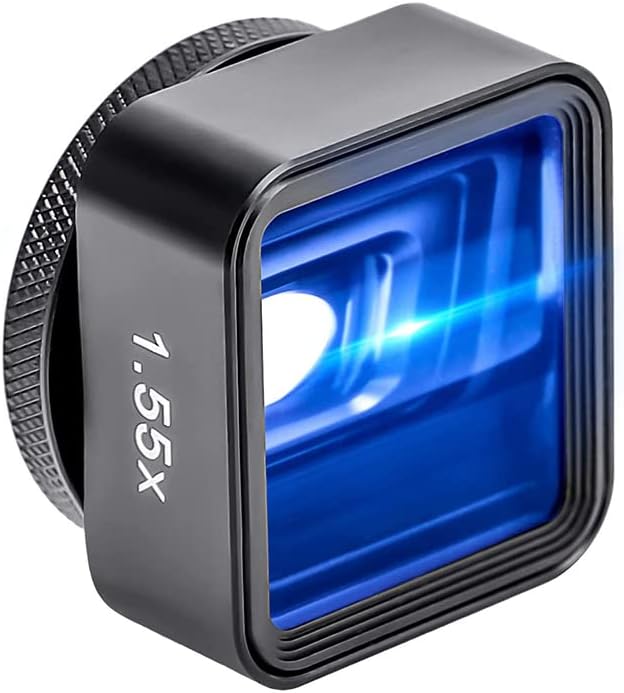 1.55X Anamorphic Lens for iPhone 12 Pro Max Phone Movie Lens Shot by FilmicPro Smartphone Filmmaking Cinematic Deformation Lens
