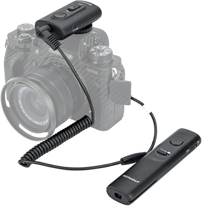 PROfezzion [164'] Wireless Shutter Release Remote Control for Olympus OM-1 Mark II OM-5 OM-D E-M1 E-M5 Mark III Mark II E-M1X Camera, Radio Control Shutter Release with AAA Battery
