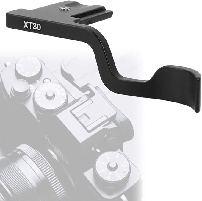 Thumb Grip for Camera, Black Aluminum Alloy Metal Thumbs Up Grip Hot Shoe Cover for Camera