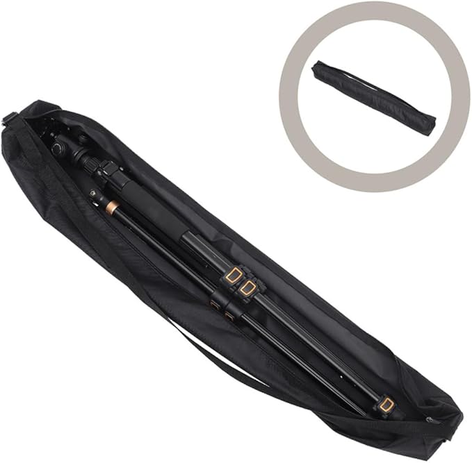 Padded Tripod Bag Carrying Case with Shoulder Strap 35.43 Inch Oxford Cloth Tripod Carrier for Photography Equipment and Light Stands