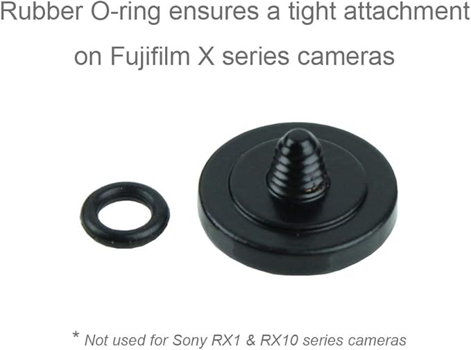 Foto&Tech Soft Shutter Release Button Compatible with Fuji Fujifilm X-T5 X-T4 X-T3 X-T30 X-T30 II X-T20 X-PRO3 X100V X100F X-E4 X-E3 RX1R II RX10 IV III Leica M9 Nikon Df (2 Pieces, RD+BK)
