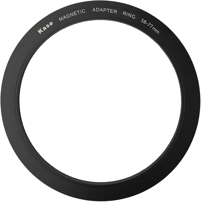 Kase Magnetic 58-77mm 58mm to 77mm Filter Step-Up Adapter Ring for Wolverine Magnetic Filters 58 77