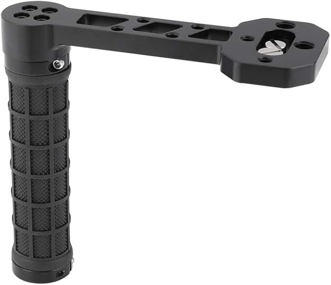CAMVATE Side Handgrip (Rubber-Covered) L Type for DJI Ronin-S/SC & Zhiyun Crane 2 / V2 Stabilizer Gimbals - 2450