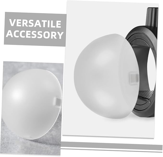 Camera Flash Dome Diffuser Soft Light for Photography Impact-Resistant Even Light Distribution Reduces Glare and Harsh Shadows Compatible Flash Units
