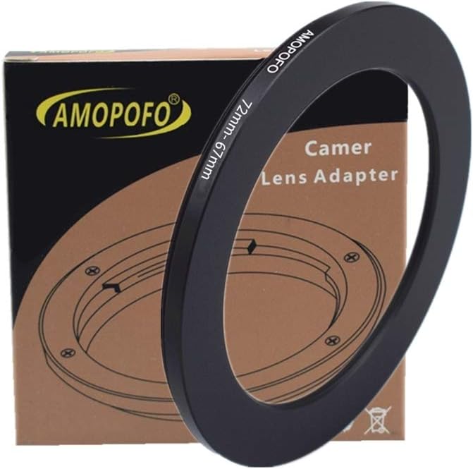 72mm to 67mm Camera Filters Ring Compatible All 72mm Camera Lenses or 67mm UV CPL Filter Accessory,72-67mm Camera Step-Down Rings