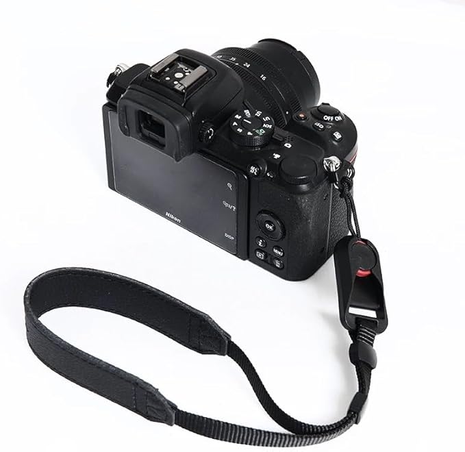 YUJA Quick-Release Wrist Strap for Camera, Secure Anti-Drop Leather Hand Grip Compatible with Sony, Canon, Fujifilm, GoPro