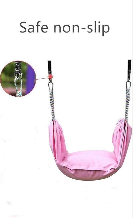 Short Straps Tree Swing Strap Hanging Kit,Hammock Straps 2 Pcs 9.84inches with 2 Pcs Heavy Duty Hook Clasps for Swing Hammocks Yoga Seat Sandbags Gym Equipment Pulley System