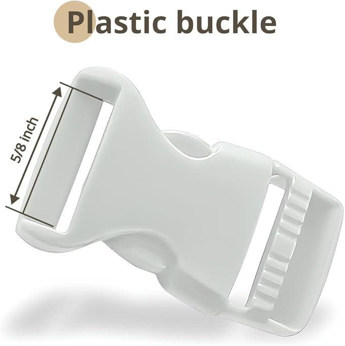 Buckles for Straps Set of 4 Pcs Plastic Buckle Clip Quick Side Release Plastic Fastener