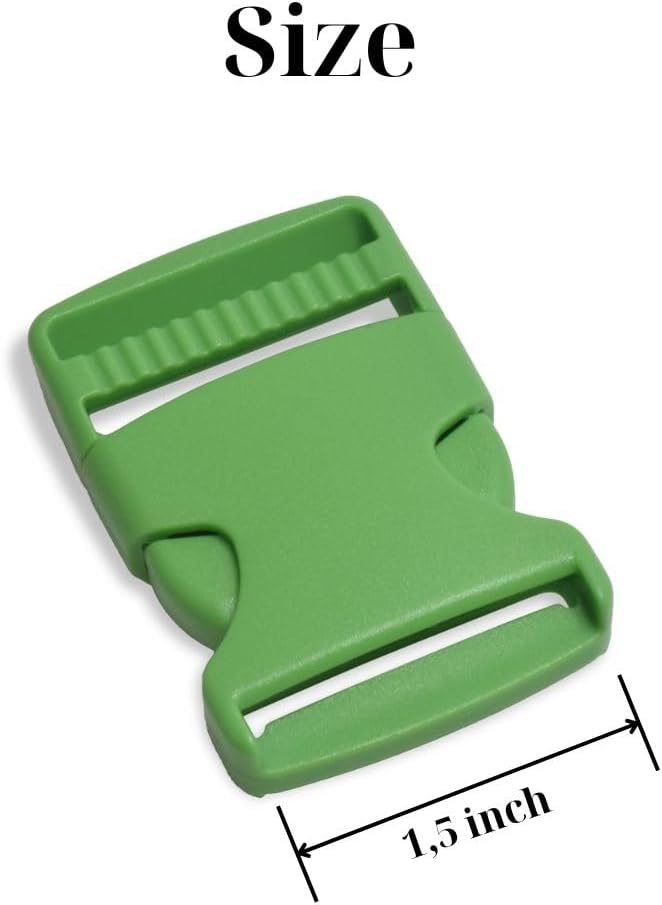 Buckles for Straps Set of 4 Pcs Plastic Buckle Clip Quick Side Release Plastic Fastener