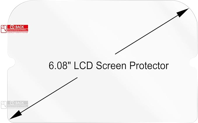5PCS 6.08″ LCD Screen Protector Film - Scratch-Resistant High Light Transmittance Protective Films for Creality LD-002H