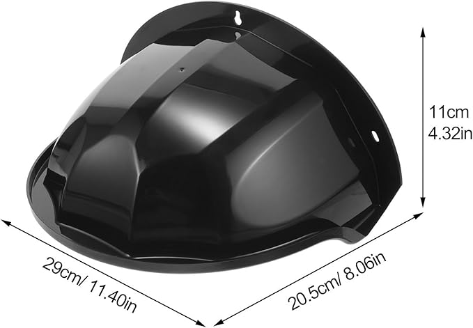 OSOLADY Security Camera Rain Cover Outdoor Waterproof Plastic Protector Shield for Black Weatherproof Shield for Outdoor Monitoring