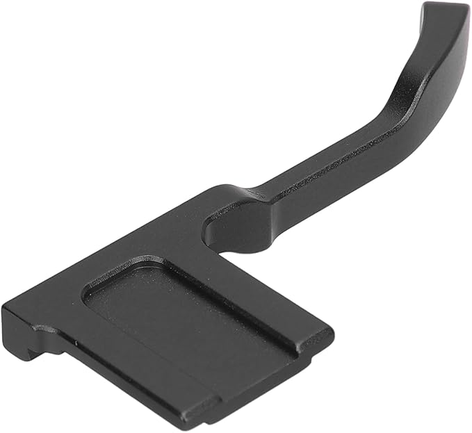 Camera Thumb Up Grip Aluminum Alloy Metal Support with Hot Shoe Cover for GFX-50R Mirrorless Camera (Black)