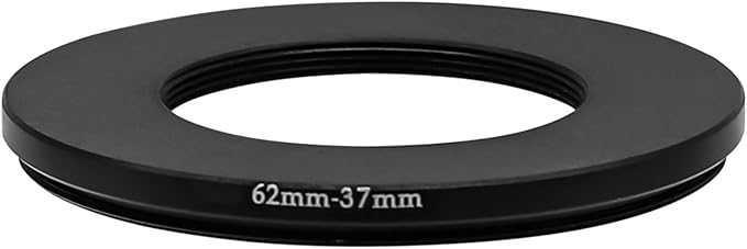 62-37/40.5/43/46/49/52/55/58/60/62/67/72/77/82/86/95/105mm Step Up & Step Down Rings Adapter for Camera Lens and Filters 62-37 Filter Adapter Ring 62mm Lens to 37mm Filters (62-37mm)