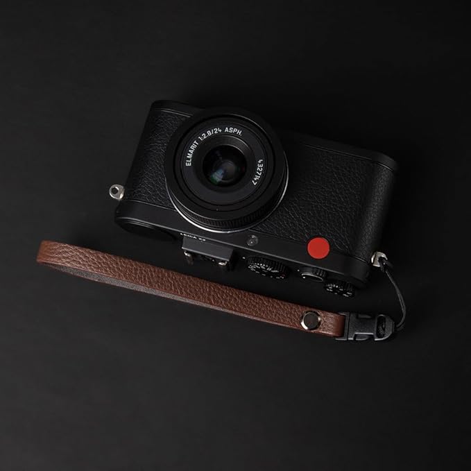 DBZZ Vintage Minimalist Leather Camera Neck Shoulder Strap For Ricoh GRIII GR3X GRIV For Leica X1 For Fuji X-half