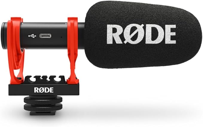 Rode VideoMic GO II Camera-Mount Lightweight Directional Microphone (2nd Gen)