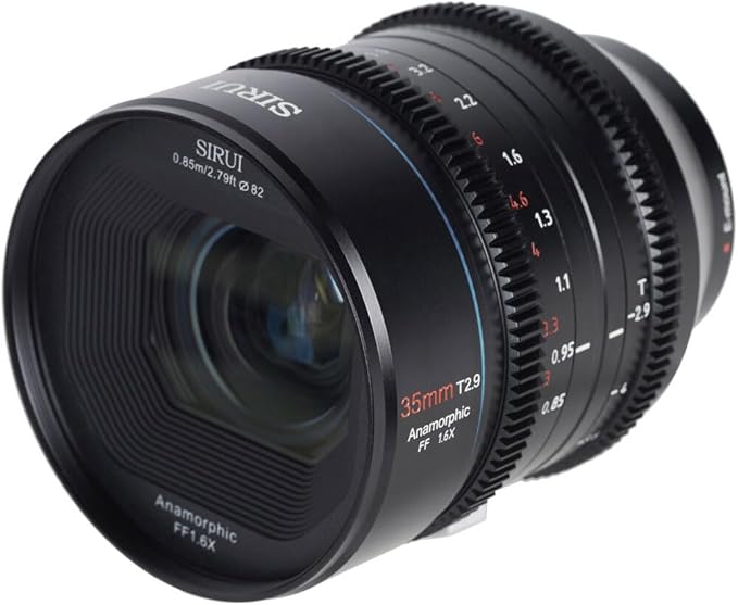 SIRUI 35mm T2.9 1.6X Full-Frame Anamorphic Lens Cinema Lens (E Mount)