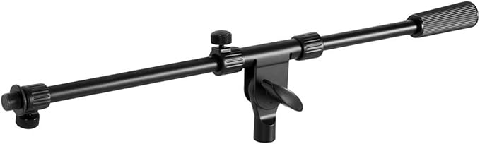 OnStage On-Stage MSA9800 Tele-Boom with Dual Microphone Capability,Black