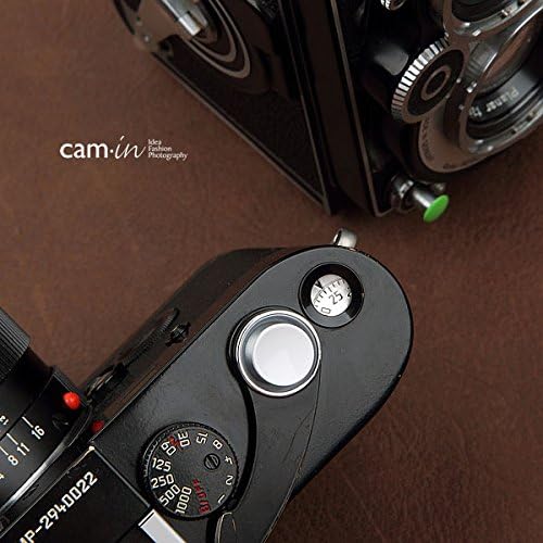 cam-in CAM9082 Soft Shutter Button, Release Button, Original, Concave Surface, Diameter 0.4 inches (11 mm) (White)
