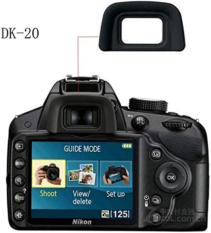 Shenligod (2pcs) DK-20 Viewfinder Eyecup Eyepiece for Nikon D50 D60 D70 D3100 D3200 D5100 D5200 Camera