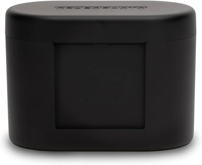 Film Storage Box with Double-Sided Film Label Holder, 135 film, Magnetic Stackable(BLACK)