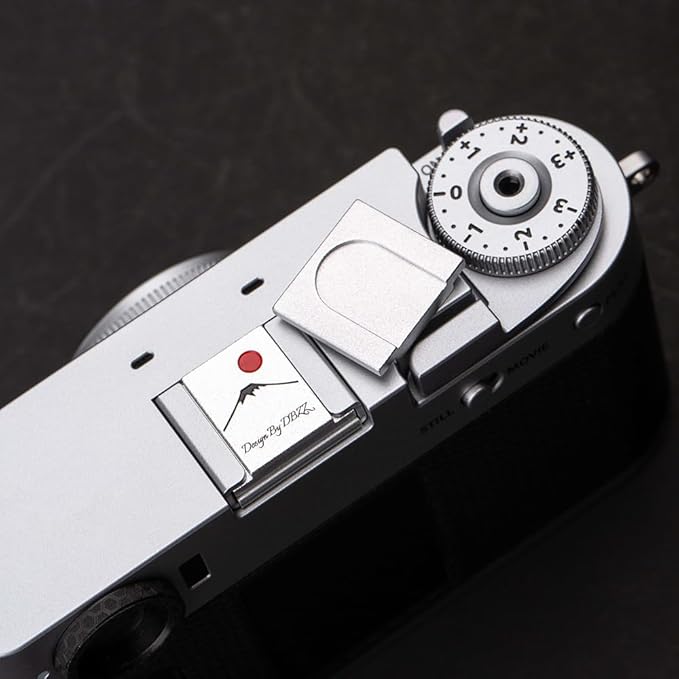 Camera Hot Shoe Cover/Shutter Button, Soft Release Button,Suitable for FUJIFILM XT5 XT4 XT3 XT30 XT20 X100V X100F XT100 X-E3 X-PRO2 X-PRO3 (Mountain-Hot Shoe Cover)