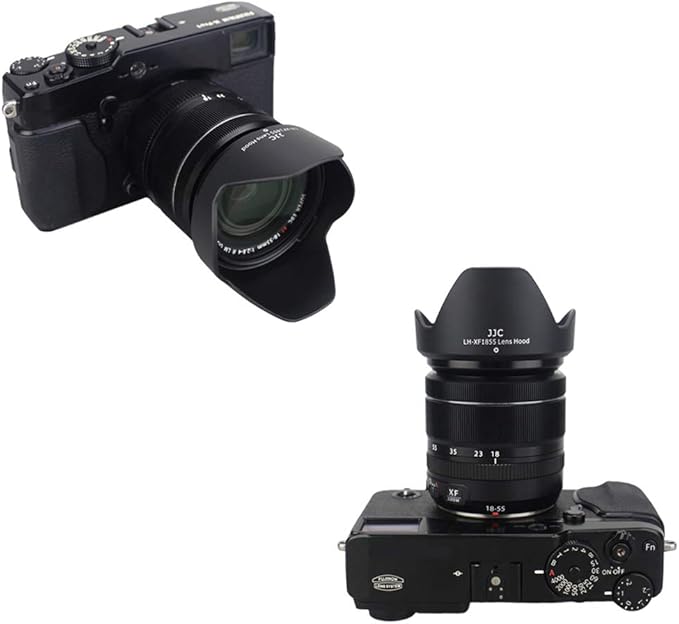 JJC Bayonet Dedicated Lens Hood for Fuji Fujifilm Fujinon XF 18-55mm F2.8-4 R LM OIS & XF 14mm F2.8 R Lenses