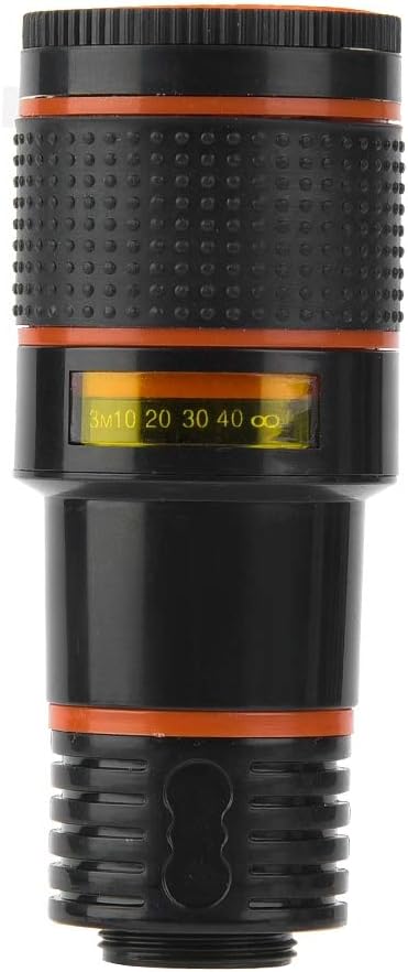 Cell Phone, Professional 12X Telephoto Lens? Telescopic Focusing Universal Phone for Mobile Phone Tablet Cell Phone Lens Default
