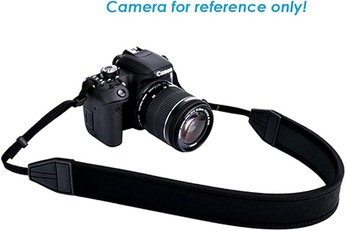 Fotasy Anti-Slip Elastic Neoprene Neck Strap for Canon 6D 5D IV III II 7D II 80D 70D 60D 3000D 1500D 1300D 1200D 1100D 1000D 760D 750D 700D 650D 600D