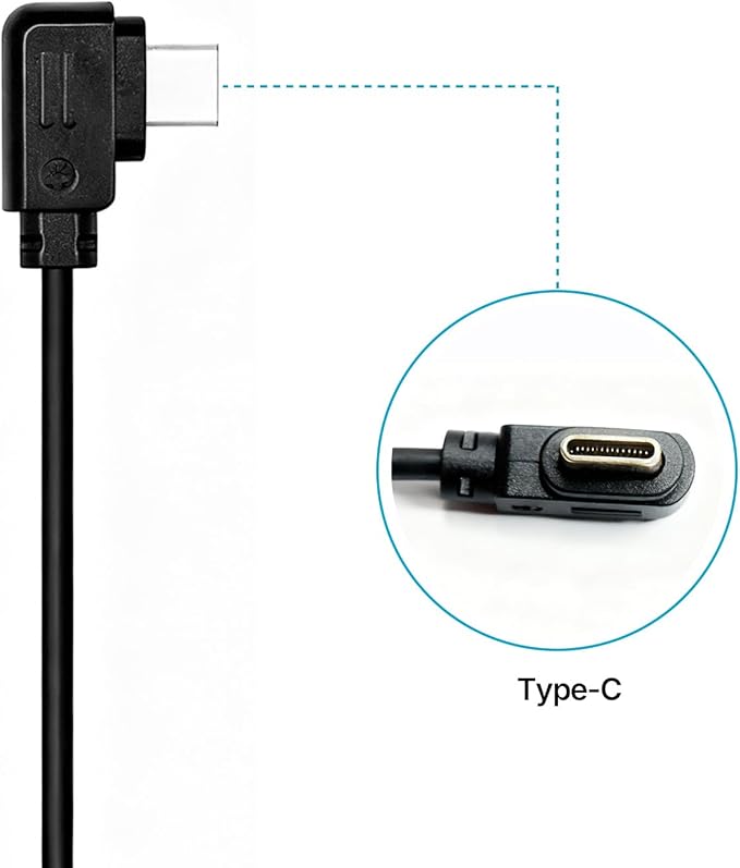 Camera Shutter Release Cable USB 3.0 to Type-C USB for ZHIYUN Crane 3 LAB Stabilizer,for Nikon Z6 Z7 for EOSR EOSRP R5 R6 for Panasonic GH5 GH5S Camera RSS Curved Control Cable 35.5CM